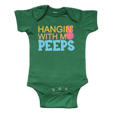 

Inktastic Hanging With My Peeps Gift Baby Boy or Baby Girl Bodysuit