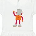 thumbnail image 4 of Inktastic Cute Robot, Silly Robot, Funny Robot, Robotics Girls Toddler Dress, 4 of 5
