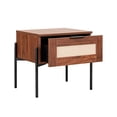 thumbnail image 4 of Buro Mesa Lateral Cajonera 50x40cm Mundo In Comoda Imperia Nogal, 4 of 8