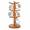 Brown, variant on W Black Coffee Mug Tree, Updated Thick Bamboo Mug Holder Base,Coffee Cup Stand Mug Holders with 6 Hooks for Countertop Cup Rack Organizer Stand (Black)