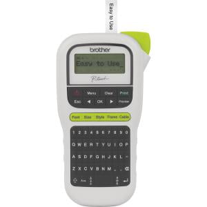 Brother PT-H110 Easy, Portable Label Maker - Thermal Transfer - 0.79 in/s Mono - 3 Fonts - 180 dpi - Tape, Label - 0.14