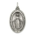 thumbnail image 1 of FB Jewels Sterling Silver Antiqued Miraculous Medal, 1 of 4