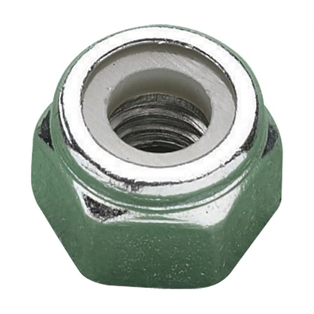 Metalmate Type P Nylon Insert Nuts, Zinc Plated
