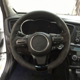 thumbnail image 3 of 2X Stainless Mirror Chrome Interior Steering Wheel Circle Cover Trim for K5 2016-2018, 3 of 4