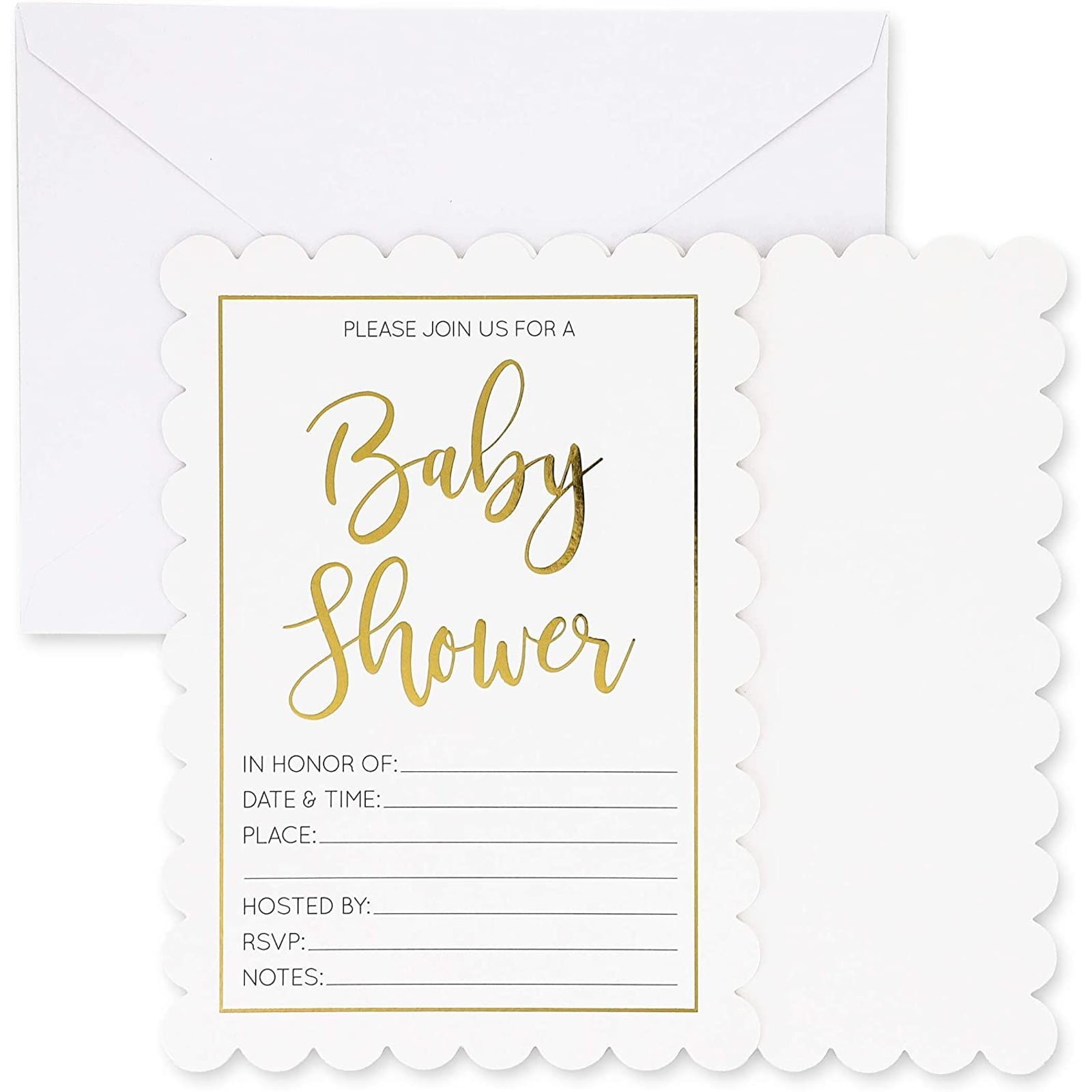 Baby Shower Party Prediction Cards by Ready to Pop 12 Pack & Envelopes ~ Unisex 