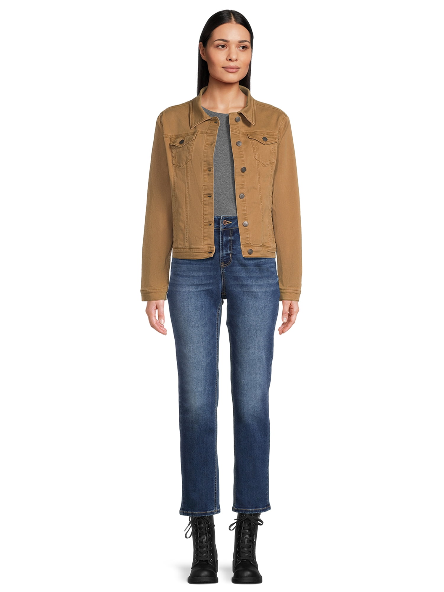 Time and Tru Women's Denim Jacket, Sizes XS-XXXL