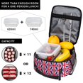 thumbnail image 4 of Union-Jack Flag Insulated Lunch Bag for Men Women Reusable Compact Cooler Tote Lunchbox, 4 of 7
