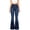 Dark Blue, variant on 2026 European and American women's slim-fit high-waisted butt-lifting flared jeans