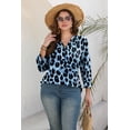 thumbnail image 5 of WIHOLL Tops for Women 3/4 Length Sleeve V Neck Lightweight Business Casual Blouses Spring Summer Work Outfits, 5 of 11