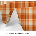 thumbnail image 5 of Fall Tablecloth 60x84 Inch Rectangular Autumn Thanksgiving Plaid Table Cloth Wrinkle Resistant Rustic Tablecloth for Holiday Kitchen Dining Room Party Indoor Outdoor, 5 of 5
