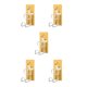thumbnail image 3 of Injueey Gancho de pared Sin perforaciones Pegajoso Ahorro de espacio Organizador Colgador de doble capa plegable Sin rastro Baño Cocina Animal Animales 4 5Conjunto, 3 of 6