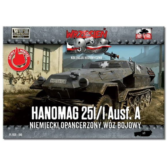 1/72 WWII Hanomag 251/1 Ausf A Halftrack