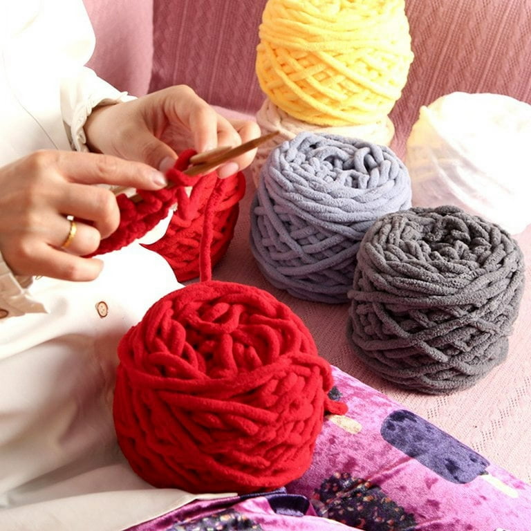 Crochet Yarn Polyester Knitting And Crochet Soft Chenille Yarn