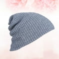 thumbnail image 3 of MRLESS Unisex Slouchy Winter Hat Knitted Beanie Warm Ski Hat Hip-Pop Beanie for Men and Women (Light Gray), 3 of 8