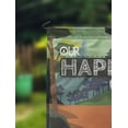 thumbnail image 2 of Printtoo Multicolor Our Happy Place Campsite Camping Flags For Campers Personalized Double SidedFlag Outdoor Decor Sign CampsiteFlag, 2 of 4