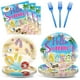thumbnail image 1 of Juego de servilletas de papel Hello Summer de 96 unidades de CHUNNIN, 23 cm, 1 of 7