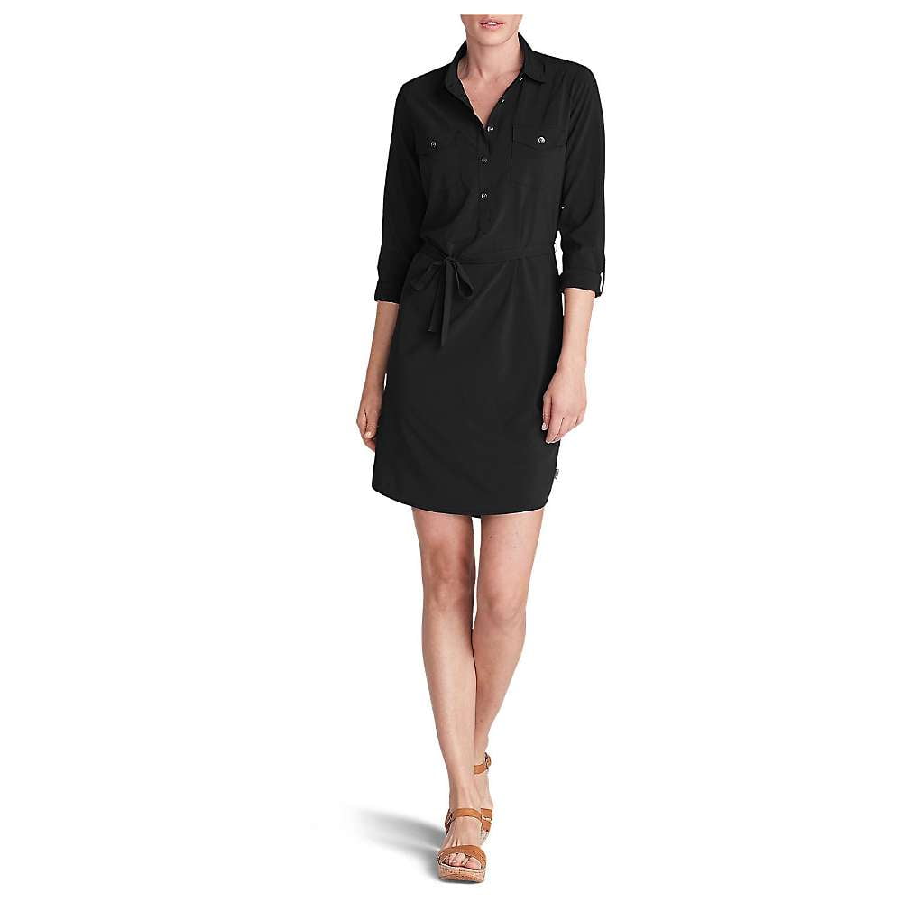 Eddie Bauer Travex Women's Departure Long Sleeve Shirt Dress Walmart