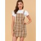 thumbnail image 2 of Disfraz De Dde San Patricio PaMujer, CorrAjustable Por EnciDe Rodilla, Vestido General, FalCon Tirantes Cafe Blanco L, 2 of 6