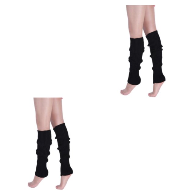 Youkk 2pack/lot Multicolor Skin-friendly Warmth Match And leg All Occasions Trend Black 1 2Set