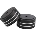 thumbnail image 3 of 4 almohadillas de aislamiento de aluminio para altavoces de 40 x 20 mm para tocadiscos de alta fidelidad, almohadillas de soporte para tocadiscos, color negro, tamaño libre, 3 of 5
