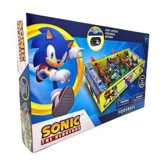 SEGA Foosball Table Tabletop Sonic the Hedgehog 19.68 Inch