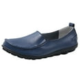 thumbnail image 1 of TOWED22 Women's Shoes Faux Suede Rhinestone Ribbon Square Toe Ballet Flat(Dark Blue,7.5), 1 of 5