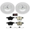 thumbnail image 2 of PowerStop Front Geomet Coated Brake Rotor and Pad Kit Fits: VOLVO Select Models CRK5430, 2 of 4