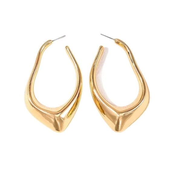 1 Pair Geometric Teardrop Dangle Earrings, Decorative Daily Wear Ear Jewelry