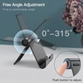 thumbnail image 3 of Tablet Stand Holder for Desk, Adjustable Portable Desktop Holder, Foldable Dock for Tablet from 4 Inch to 12.9 Inch, Compatible with iPad Mini/Air/Pro (Black), 3 of 5