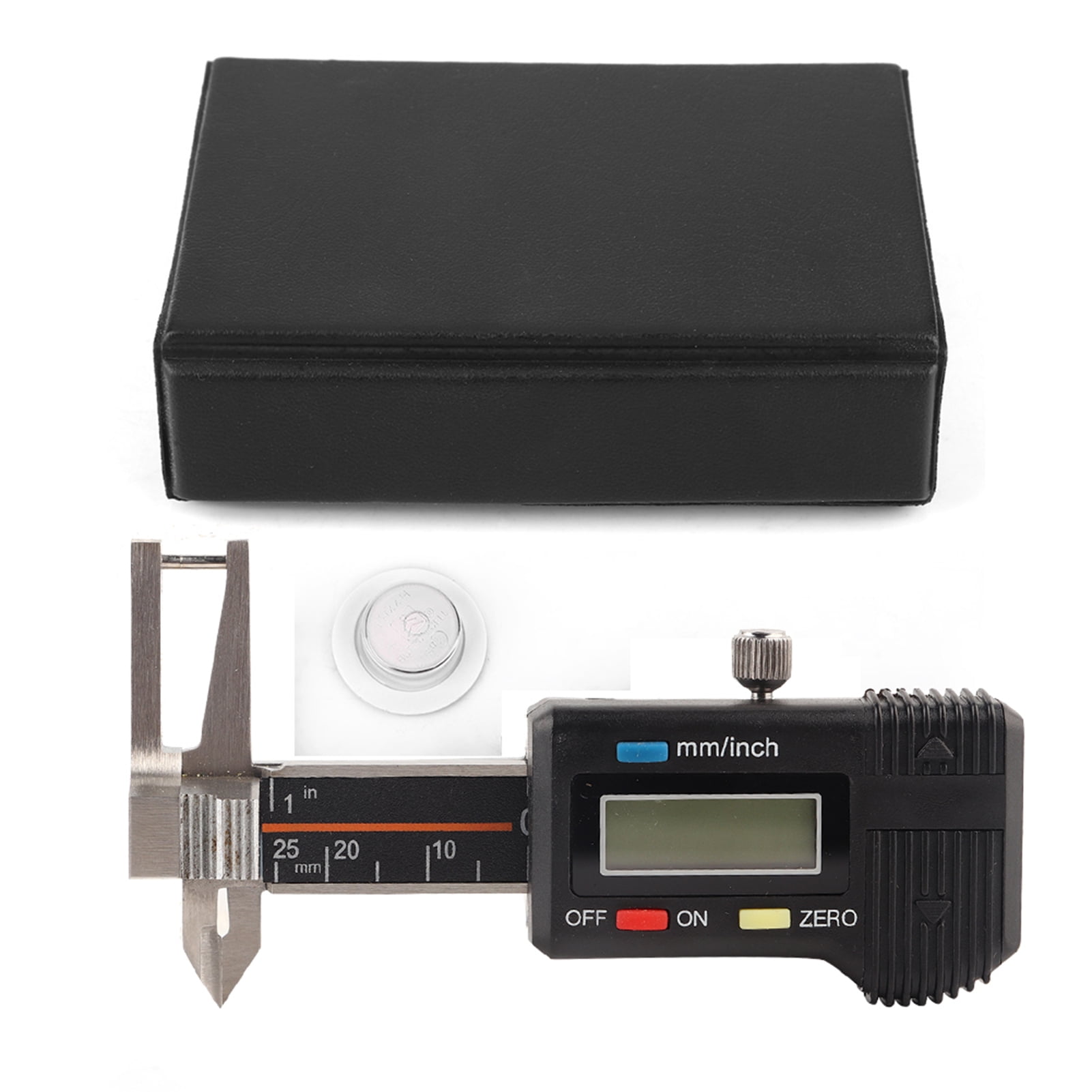 Tebru Digital Caliper Gauge, Digital Caliper Ruler, Digital Thickness Caliper, 0-25 Mm Measuring Range For Small Workpiece  Measurement