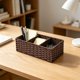 thumbnail image 4 of Paper Rope Woven Divided Storage Basket 3 Compartment Organizer For Bathroom Toiletries And Home Decor, 4 of 6