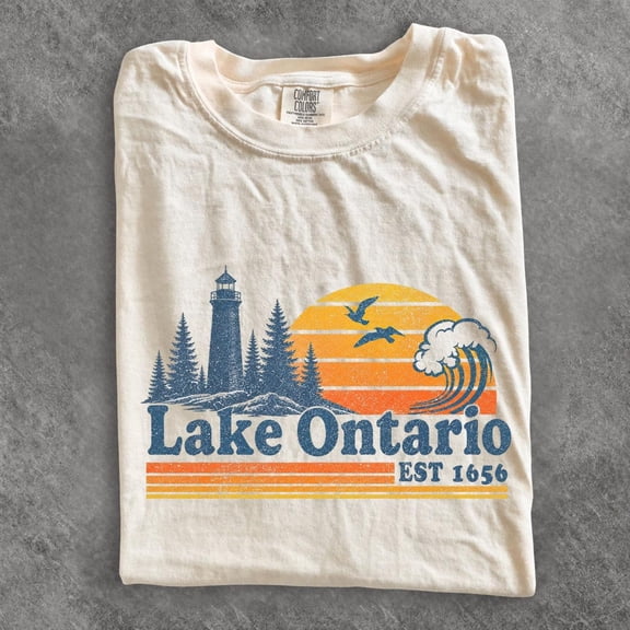 Vintage Lake Ontario Great Lakes Shirt, Vintage Quiet Activism Tee, Canada Tee, Travel Shirt