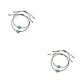 thumbnail image 3 of Minnieouse 2 Pack Girl Matching Bracelets Adjustable Hand Set Popular Jewelry Female Hand-made Chain Accessories Wrist for Girlfriend Wear Negro 2piezas, 3 of 6