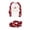 Red, variant on Fjofpr Family Christmas Pajamas Matching Sets Christmas Women Mom Plaid Printed Blouse Pants Family Matching Pajamas Set