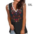 thumbnail image 4 of Qarigey Chaleco con cuello en V para mujer, jersey sin mangas, camiseta sin mangas para vacaciones en la playa, moda de verano, Top elegante, ropa Prendas para la parte del cuerpo Tipo 2 5XL Qarigey AP010894-16, 4 of 4