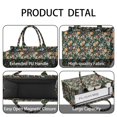 thumbnail image 4 of Large Capacity Tote Bag,Pioneer Flower Floral Print Pattern Handbag Fashion Luxury Tote Bag,15.7"x13"x 5.1" Inches,Laptop Compatible, 4 of 6