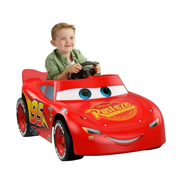 Power Wheels Disney Pixar Cars 3 Lightning Mcqueen Ride On Walmart Com Walmart Com