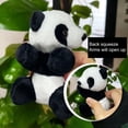 thumbnail image 6 of Hesroicy 10cm Clip Panda Doll Soft Lovely Mini Panda Plushie Hanging Ornament PP Cotton Stuffed Animal Plush Toy Living Room Curtain Decor Souvenir Gift, 6 of 7