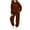 Coffee, variant on Kids Light Blue Sweatsuit Set, Heart Print Hoodie and Joggers 2-Piece, Soft Polyester Tracksuit for Kids to Big Kid, Boys and Girls Play or Lounge Outfit,Size 5-6T
