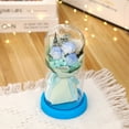 thumbnail image 6 of Lksixu Preserved Flowers, Valentine's Day Gift for Her, Romantic Forever Rose Flowers Bouquet in Glass Dome, Fresh Eternal Flower with LED String Lights for Anniversary, Birthday, Mother's Day, 6 of 7
