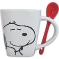 thumbnail image 1 of Taza Snoopy con cuchara Peanuts Ceramica 440ml Tarro, 1 of 2