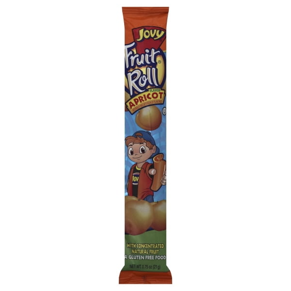 Jovy Apricot Fruit Roll, 0.75 OZ