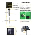 thumbnail image 4 of Luces solares navideñas EEW 400 LED multicolor, 8 modos, 4 of 6
