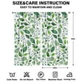thumbnail image 2 of Cozy Botanical Drapes 42x84 Inch 2 Panels Rod Pocket Blackout Curtains for Bedroom and Subtle Elegance, 2 of 2