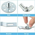 thumbnail image 5 of 10 Pack Sink Clips Kit, Undermount Sink Clips, Sink Mounting Kit Bracket, 5 of 5