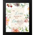 thumbnail image 2 of Robinson, Carol 15x18 Black Modern Framed Museum Art Print Titled - Thankful Hearts II, 2 of 5
