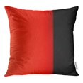 thumbnail image 1 of BOSDECO Colorful Abstract Red Black Space at The Right Side Color Pillow Case Pillow Cover 18x18 inch, 1 of 1