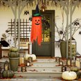 thumbnail image 2 of Billuyoard Decoración de sombrero colgante de árbol con diseño de calabaza de Halloween, adorno de fiesta de cumpleaños doblado para Kits de decoración para fiestas Naranja, 2 of 6