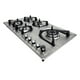 thumbnail image 5 of Combo parrilla SUPRA 5 quemadores en Acero 5Q-EA con campana Cristal Curvo CC-90-AC para pared, 5 of 5