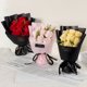 thumbnail image 2 of Ramo de rosas artificiales de 9 cabezas, hecho a mano, con jabón, ideal como decoración para aniversarios, cumpleaños, regalos para mujeres, madres, esposas y novias., 2 of 8